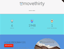 Tablet Screenshot of movethirty.com